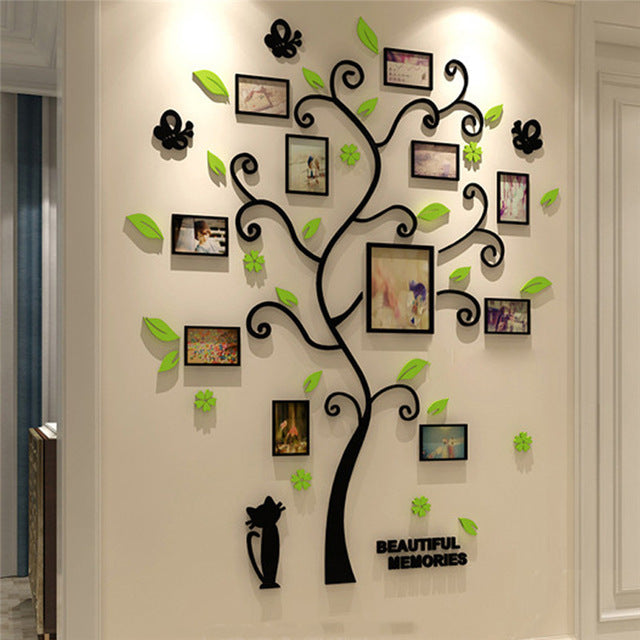 frame tree wall sticker