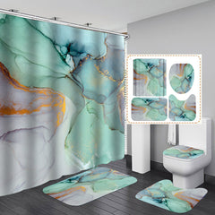 3D Art Geometric Shower Curtains