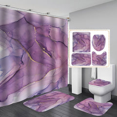 3D Art Geometric Shower Curtains