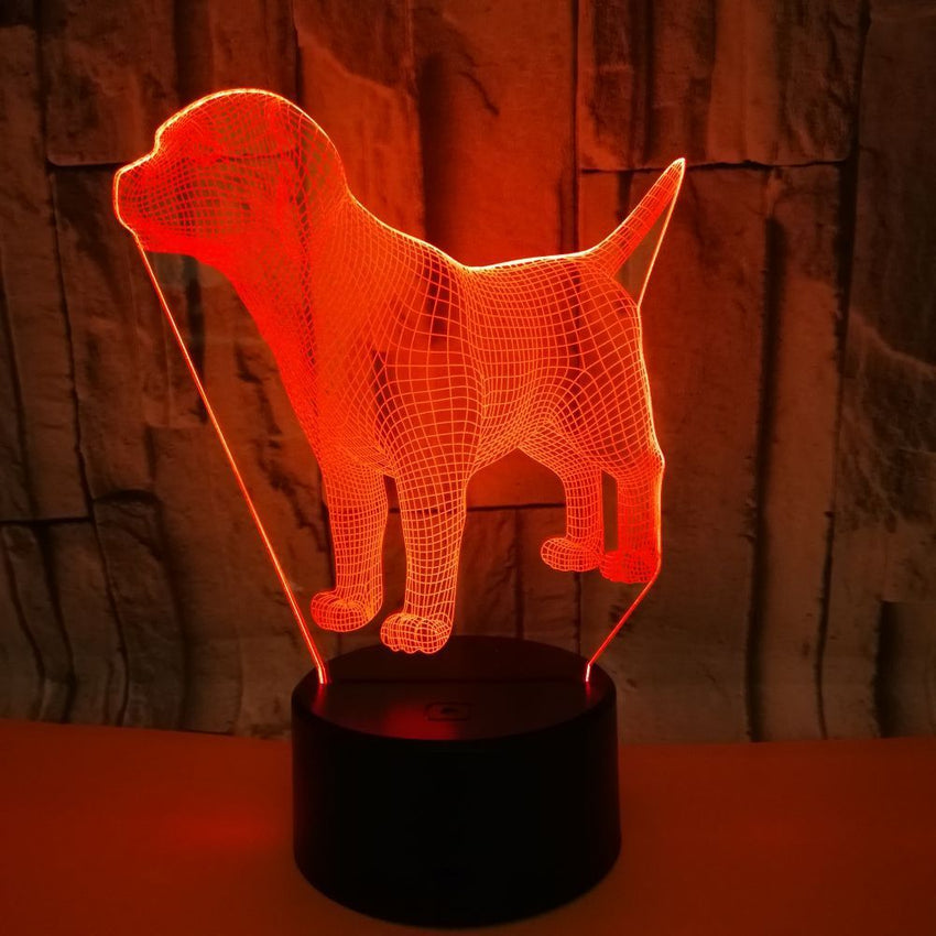 Mood-Lamp Sleep-Lighting Dog